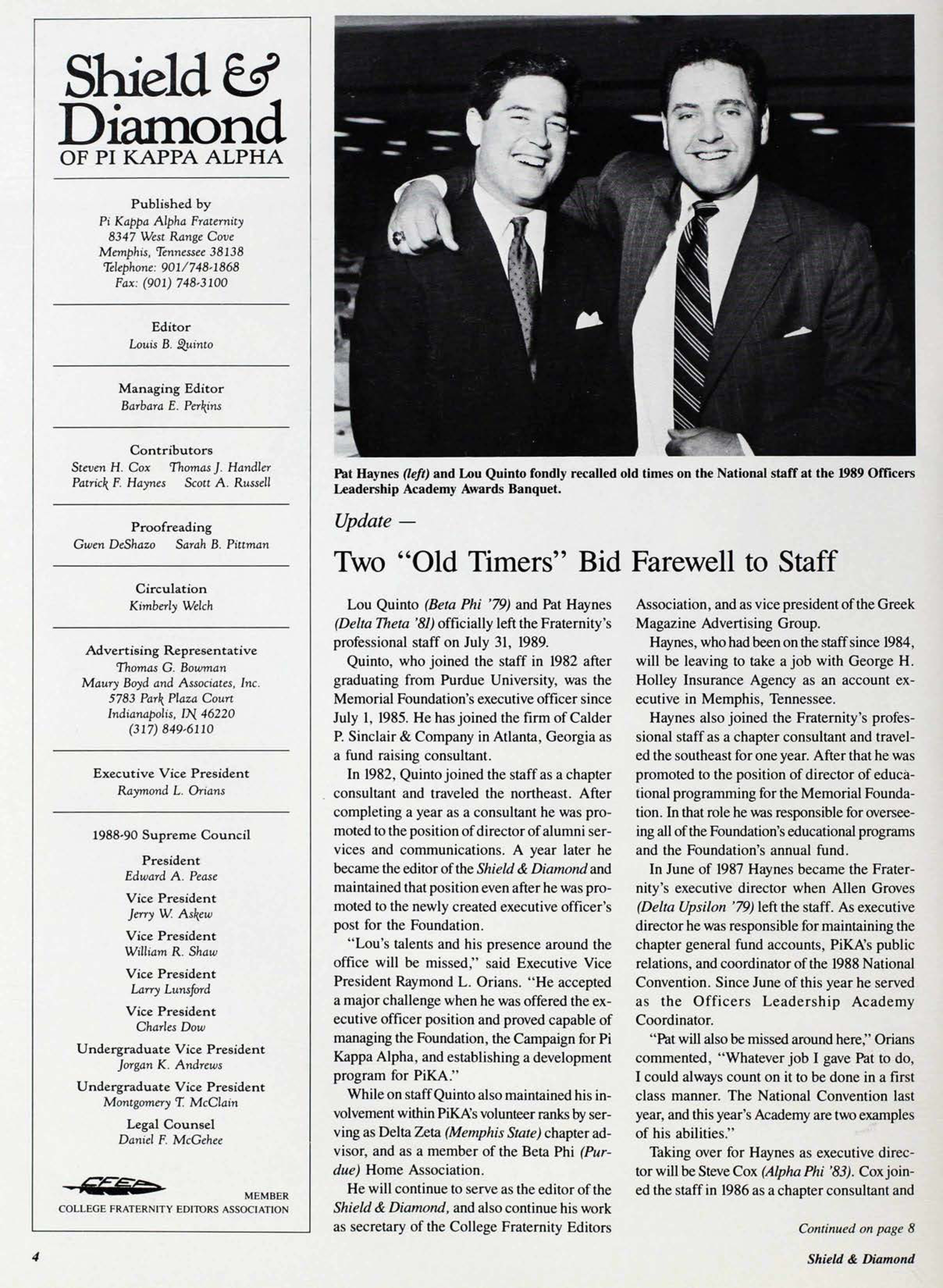 Update: Two "Old Timers" Bid Farewell to Staff